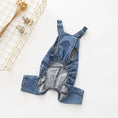 Load image into Gallery viewer, Denim Pet Dog Clothes Jumpsuits - The Pet Spot
