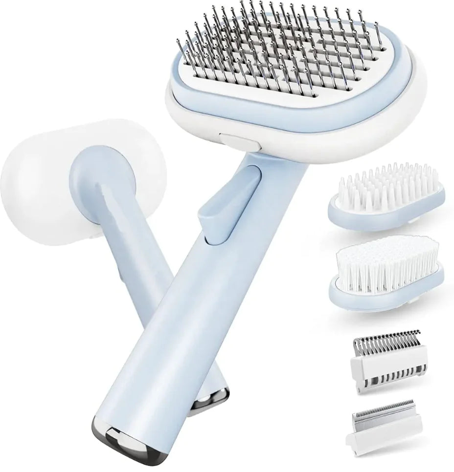 Pet Brush Self Cleaning Slicker - The Pet Spot