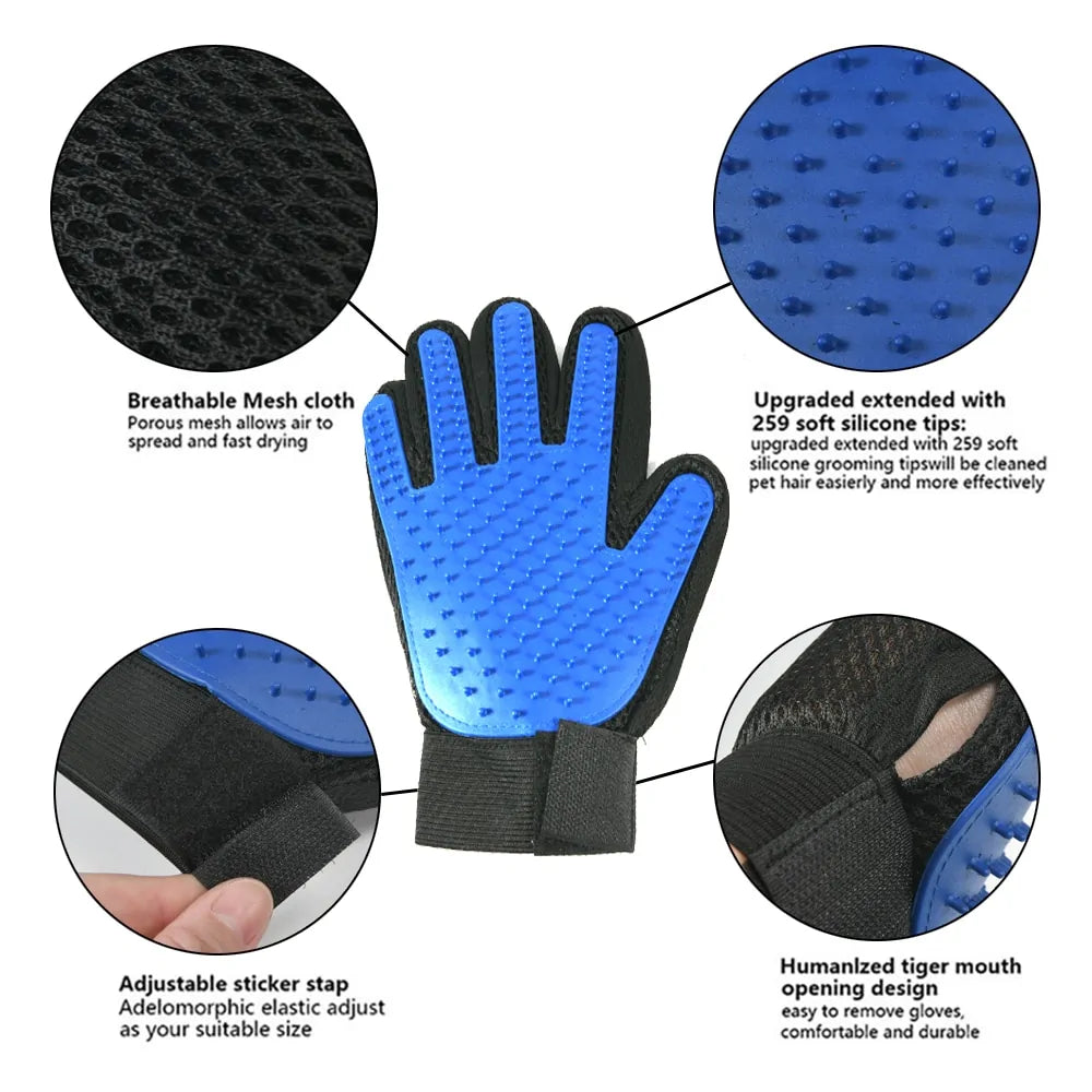 Pet Grooming Glove - The Pet Spot