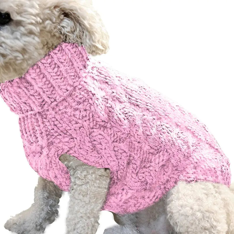 Winter pet Clothes Twist Dog cat Sweaters Warm - The Pet Spot