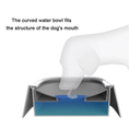 Load image into Gallery viewer, 1L No-Spill Pet Water Bowl - Anti-Splash & Slow Drinking Design
