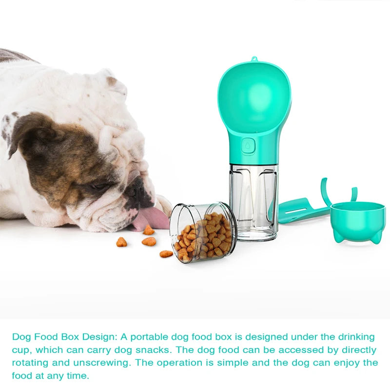 3 In 1 Portable Dog Water Bottle