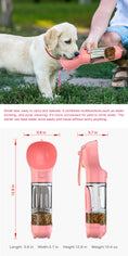 Load image into Gallery viewer, 3 In 1 Portable Dog Water Bottle
