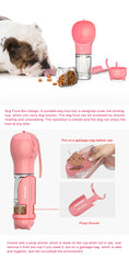 Load image into Gallery viewer, 3 In 1 Portable Dog Water Bottle
