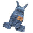 Load image into Gallery viewer, Denim Pet Dog Clothes Jumpsuits - The Pet Spot
