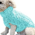 Load image into Gallery viewer, Winter pet Clothes Twist Dog cat Sweaters Warm - The Pet Spot
