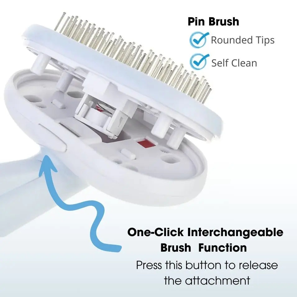 Pet Brush Self Cleaning Slicker - The Pet Spot