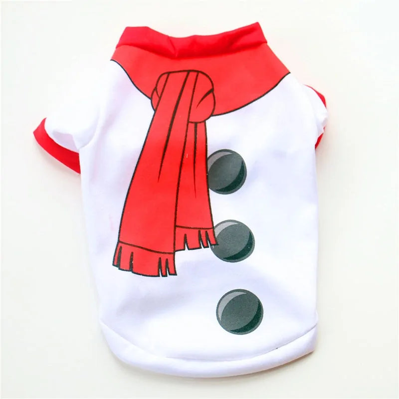 Cotton Christmas Pet Clothes - The Pet Spot