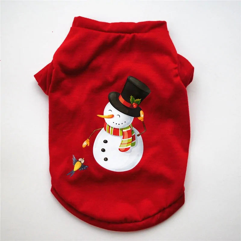 Cotton Christmas Pet Clothes - The Pet Spot