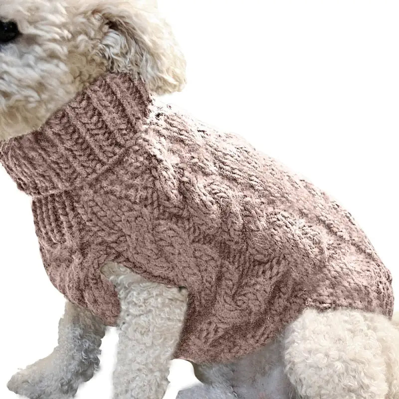 Winter pet Clothes Twist Dog cat Sweaters Warm - The Pet Spot